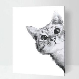 Tranh sơn dầu số hóa rẻ,đẹp, Tặng khăn, đã căng khung 40 x 50 cm, tranh tô màu theo số - Moon shop –E2