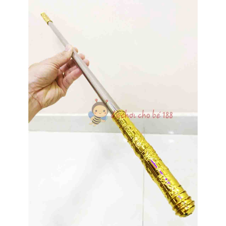 Đồ chơi chiếc thiết (thước) bảng, Gậy như ý Tôn Ngộ Không bằng inox dài 66 cm