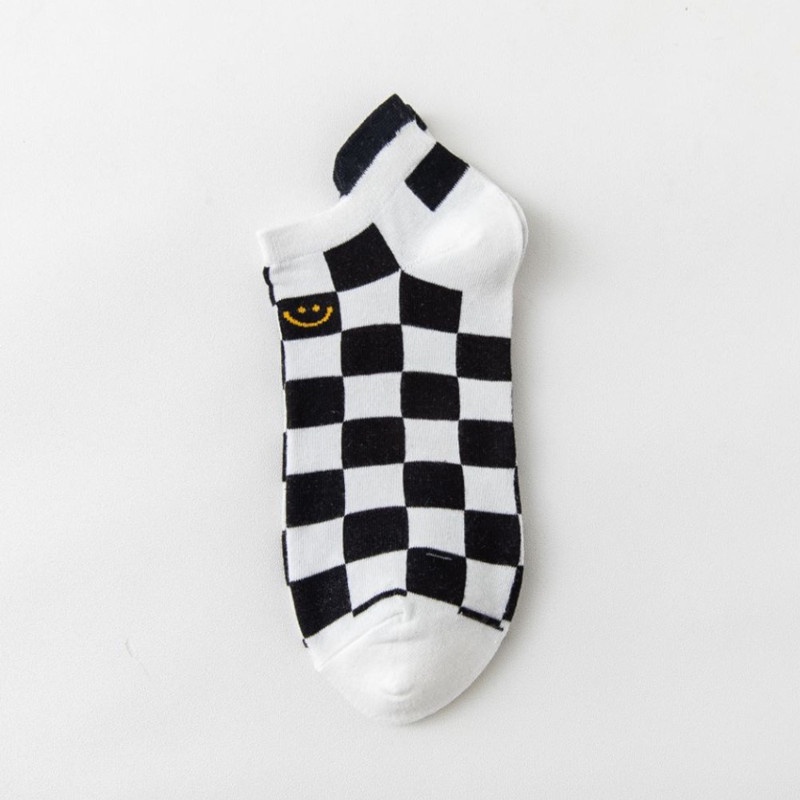 Vớ WAFNHA D307 mỏng nhiều kiểu họa tiết phong cách unisex