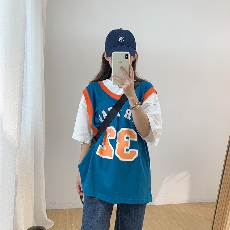 Set Áo Thun Form rộng mix gile | BigBuy360 - bigbuy360.vn