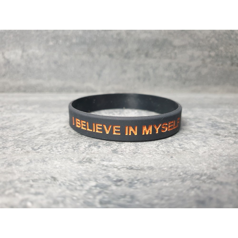 Vòng Đeo Tay Cao Su Thể Thao Nam Nữ I BELIEVE IN MYSELF - Men Sport | BigBuy360 - bigbuy360.vn