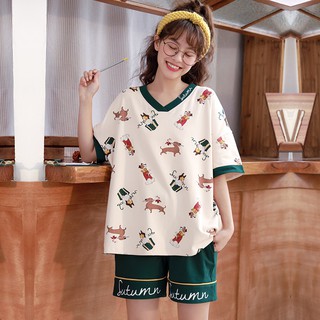 bộ quần áo ngủ mặc nhà kiểu dáng đẹp xinh, lịch sự cho các bạn gái
