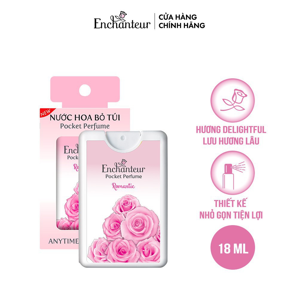 Nước hoa bỏ túi Enchanteur chai 18ml (250 lần sử dụng)
