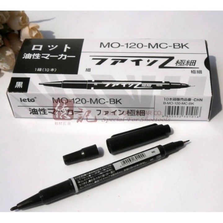 Bút lông dầu Zebra Mo.120 (3 cây)