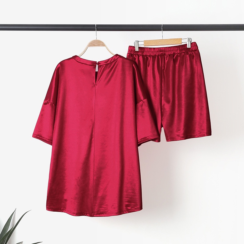 Set đồ Zanzea gồm áo tay lửng cổ tròn kèm quần lưng thun thời trang tùy chọn màu sắc cho nữ