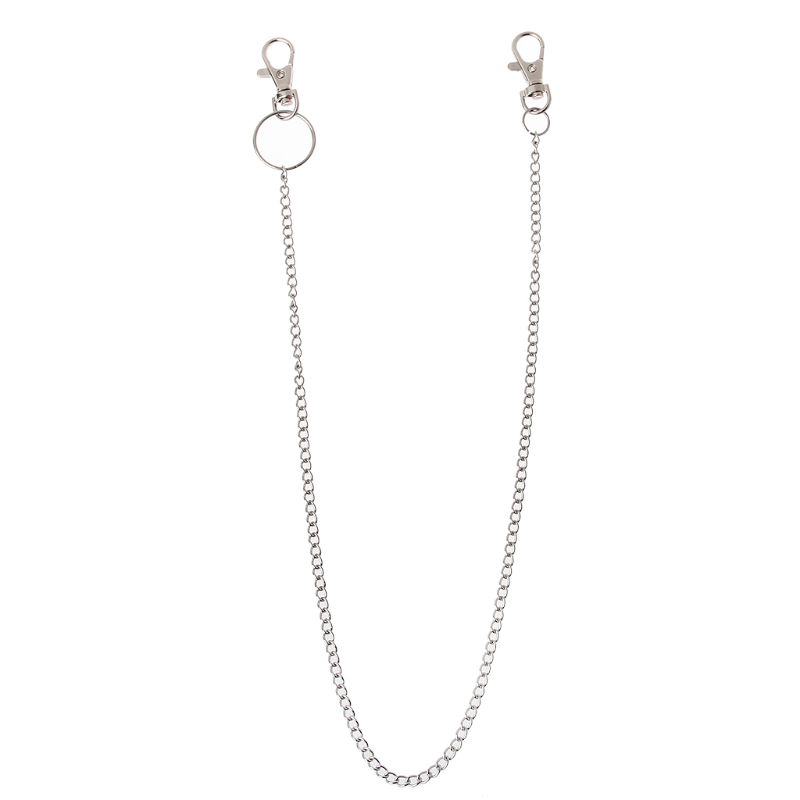 ARIN Long Wallet Chain Leash Pant Jean Keychain Ring Clip Men's Hip Hop Jewelry