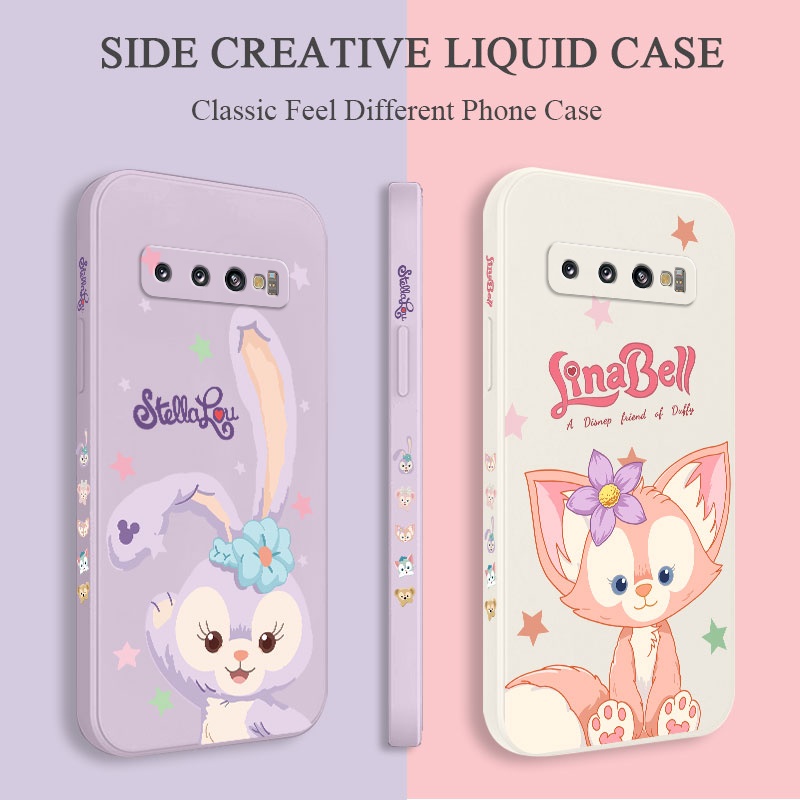 Ốp Điện Thoại Mềm Hình Thỏ Dễ Thương Sáng Tạo Cho Samsung Galaxy S10 S10E Plus S9 Plus