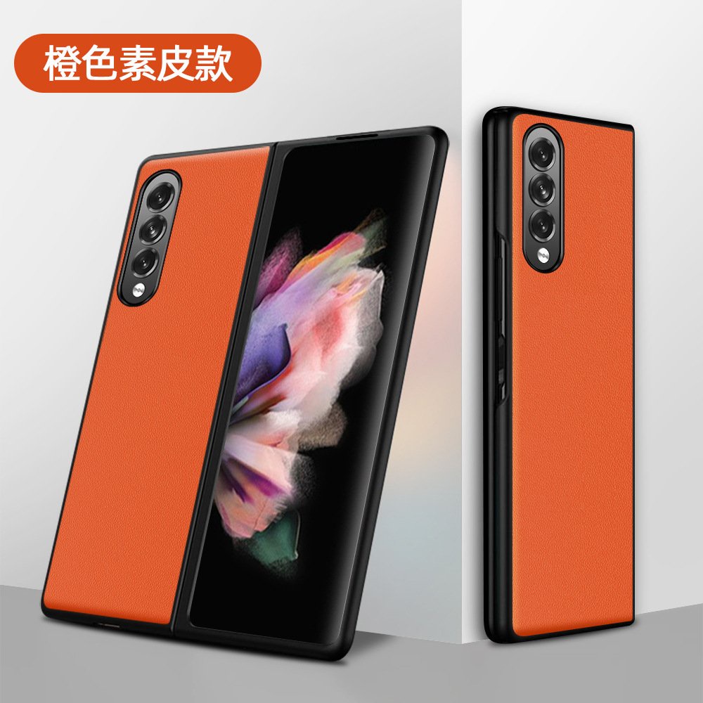 Ốp Da Bảo Vệ Máy Cho Samsung Galaxy Z Fold 3 Chống Va Đập