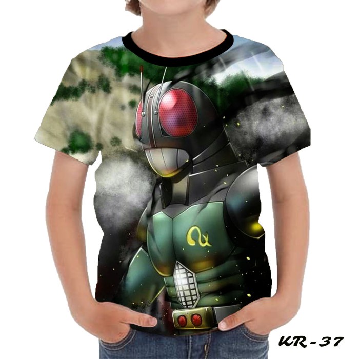 Áo Thun In Hình Kamen Rider RX Satria 3D Độc Đáo