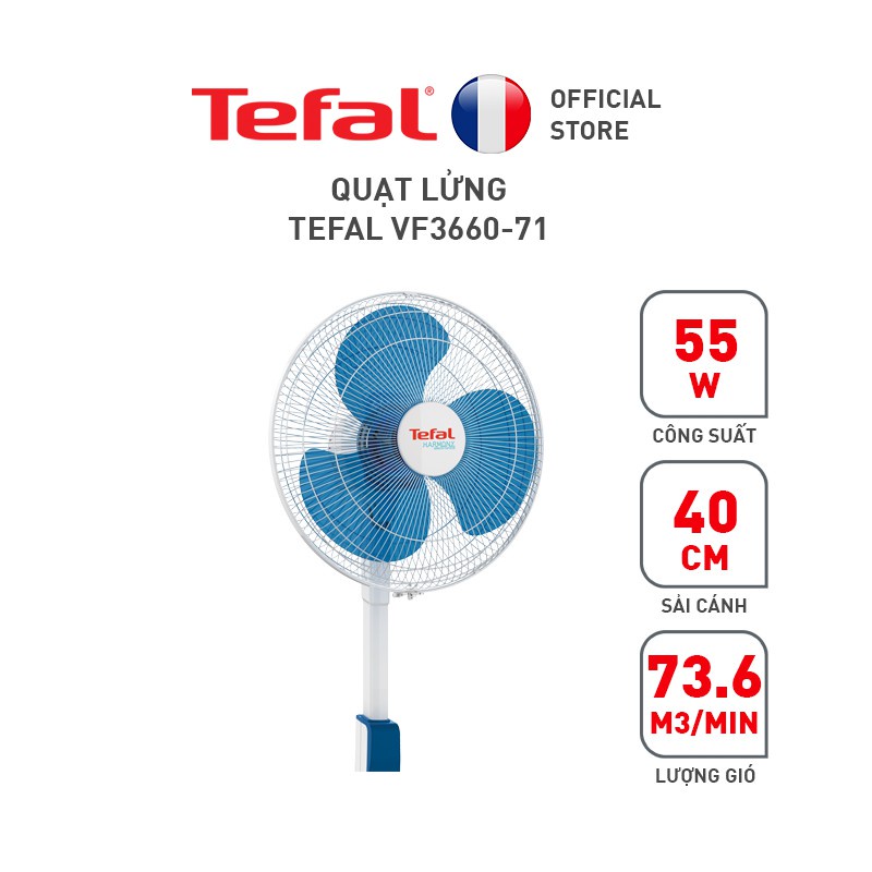 Quạt đứng Tefal VF3660-71 55W