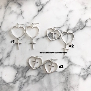 ROSY - KHUYÊN TAI TRÁI TIM MIX THÁNH GIÁ (ẢNH THẬT SHOP CHỤP!!!)