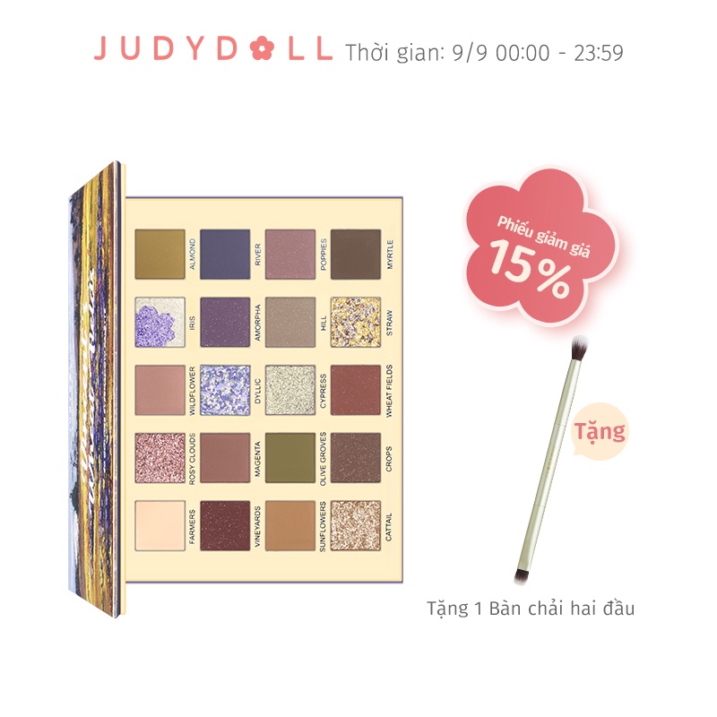 Bảng mắt Judydoll 19/20 màu 5 chủ đề tùy chọn 22g
