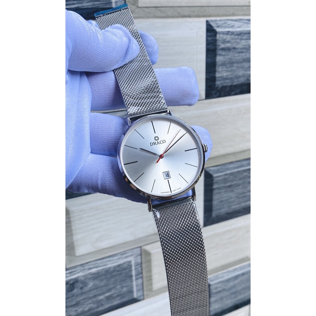 Đồng hồ nam Draco D21-St02 “Classic Boy” TRẮNG