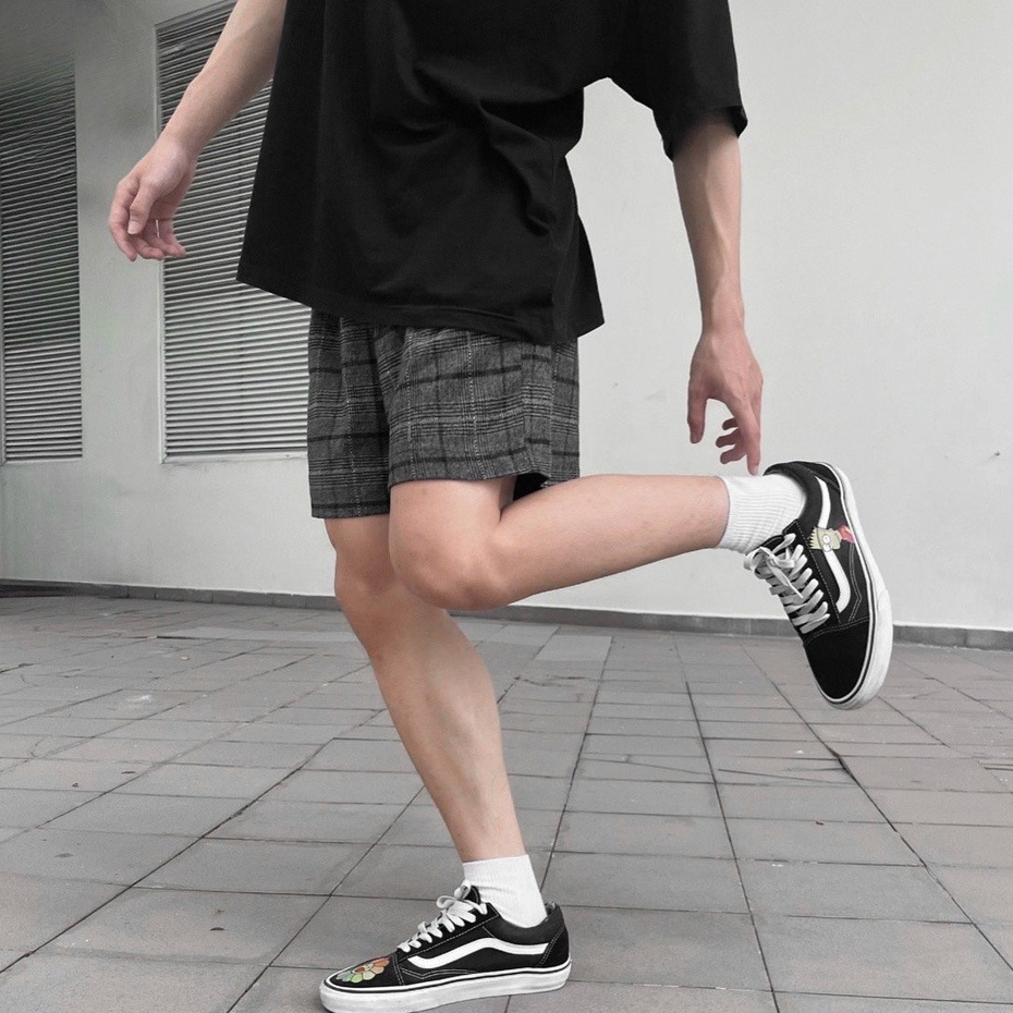 Quần short Caro Jack Lane, Quần cộc họa tiết kẻ caro nam nữ unisex, LOCAL BRAND Jack Lane