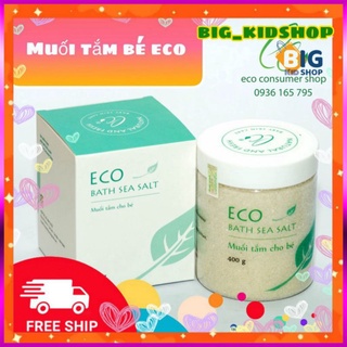 Muối Tắm Bé Sinh Dược Eco 400g (Có tem chống hàng giả)- Muối tắm bé Eco 400g tắm sạch rôm sảy, mề đay, tràm sữa