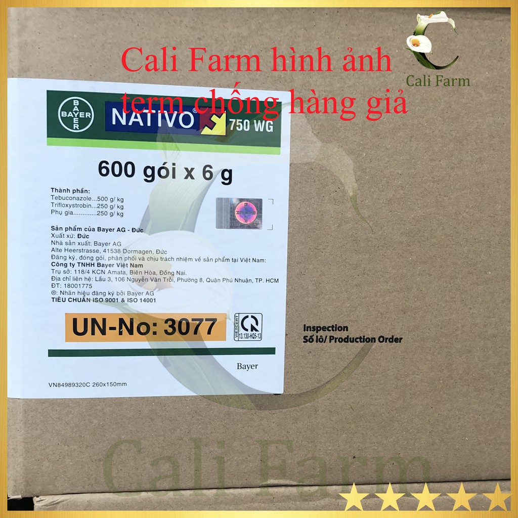 Thuốc trừ bệnh Nativo 750WG 6g cho hoa hồng, cây kiểng