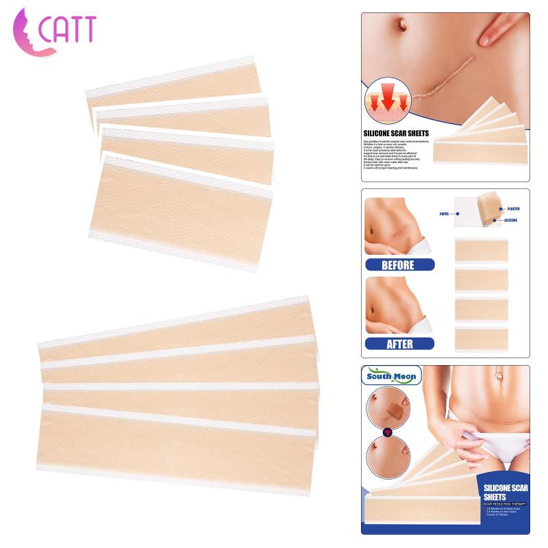 [Dadada1] 4 Miếng Dán Silicone Hỗ trợ giảm sẹo Cho Cơ Thể