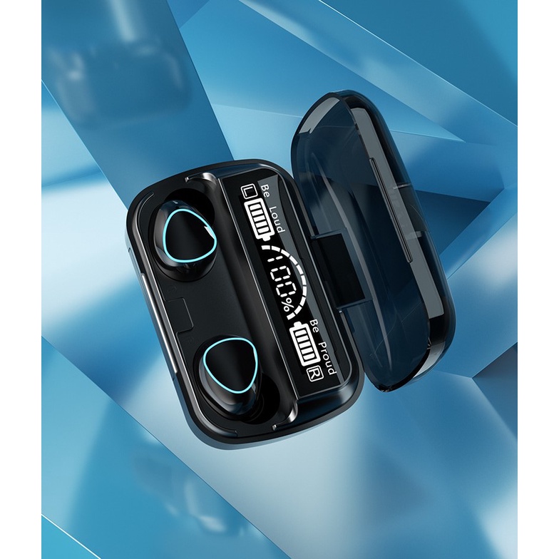 Tai Nghe Bluetooth 5.1 Không Dây M10 Thể Thao Màn Hình Kỹ Thuật Số Âm Thanh Nổi