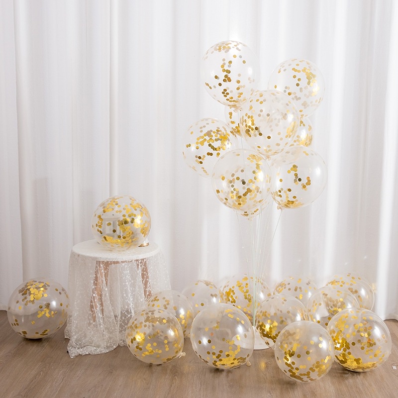 12 inch bóng trang trí nhiều màu trang trí sinh nhật bóng sequin chrome cho bé trai, gái dễ thương