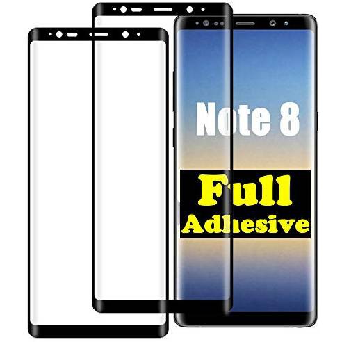 kính cường lực full keo - keo khô toàn màn hình dành cho samsung note8/note9 ( màu đen)