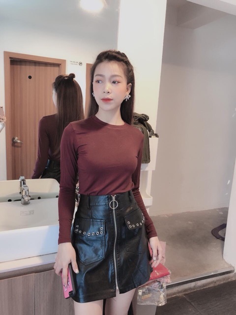 Áo Body Tay dài ( thun gân )