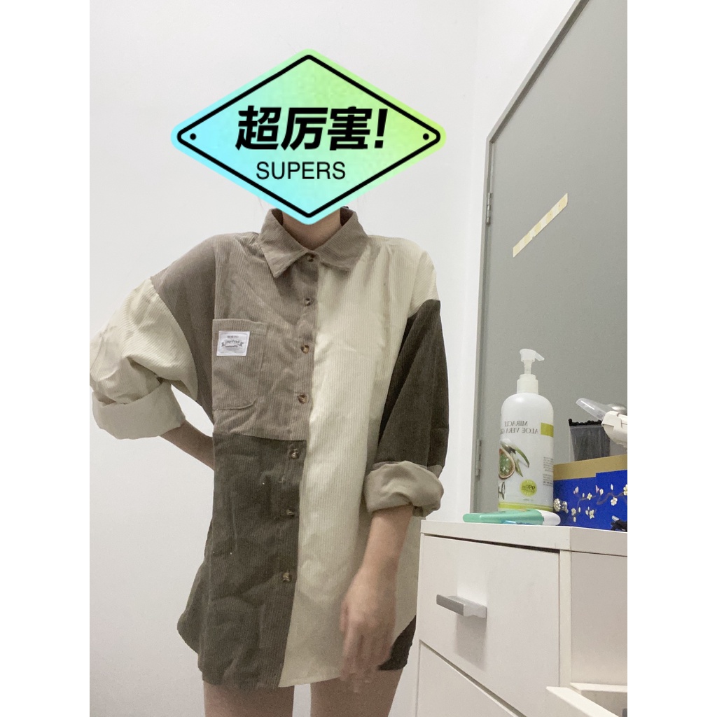 [ORDER] [Ảnh thật] [Shirt unisex] Áo sơ mi nhung tăm to mix màu Nelly | BigBuy360 - bigbuy360.vn