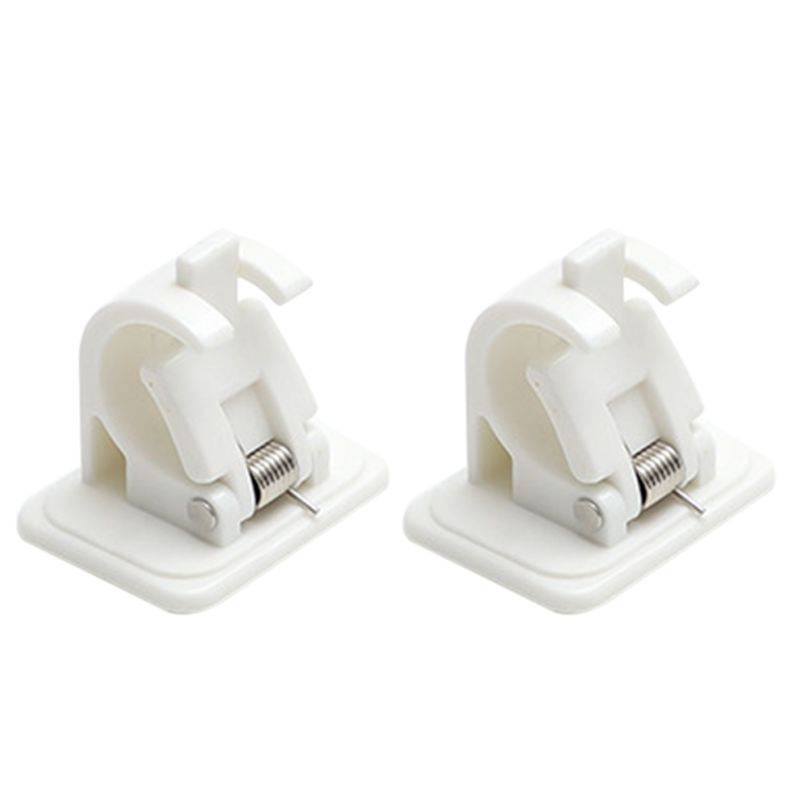 1 Cặp Giá Đỡ Treo Rèm Cửa Không Cần Khoan Có Thể Điều Chỉnh Cho Nhà Bếp