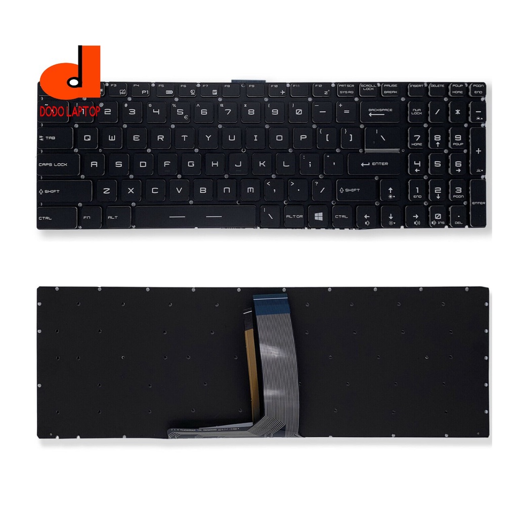 Bàn phím Laptop MSI GE62 - Steelseries GE62 GE72 GS60 GS70 GL62 GT62 GT72 GL62 GL72 WS60, Us kẹyboar