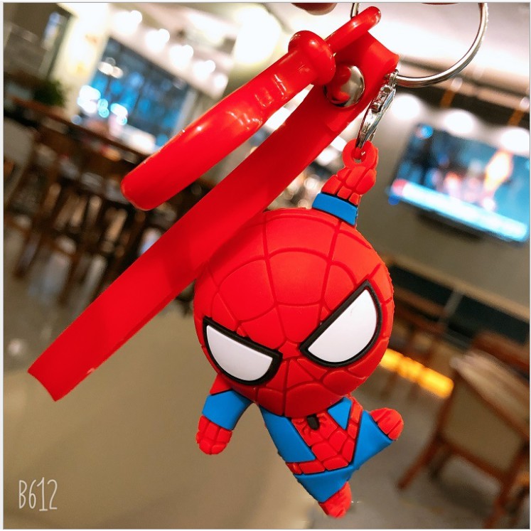 Móc chìa khóa họa tiết siêu anh hùng đáng yêu