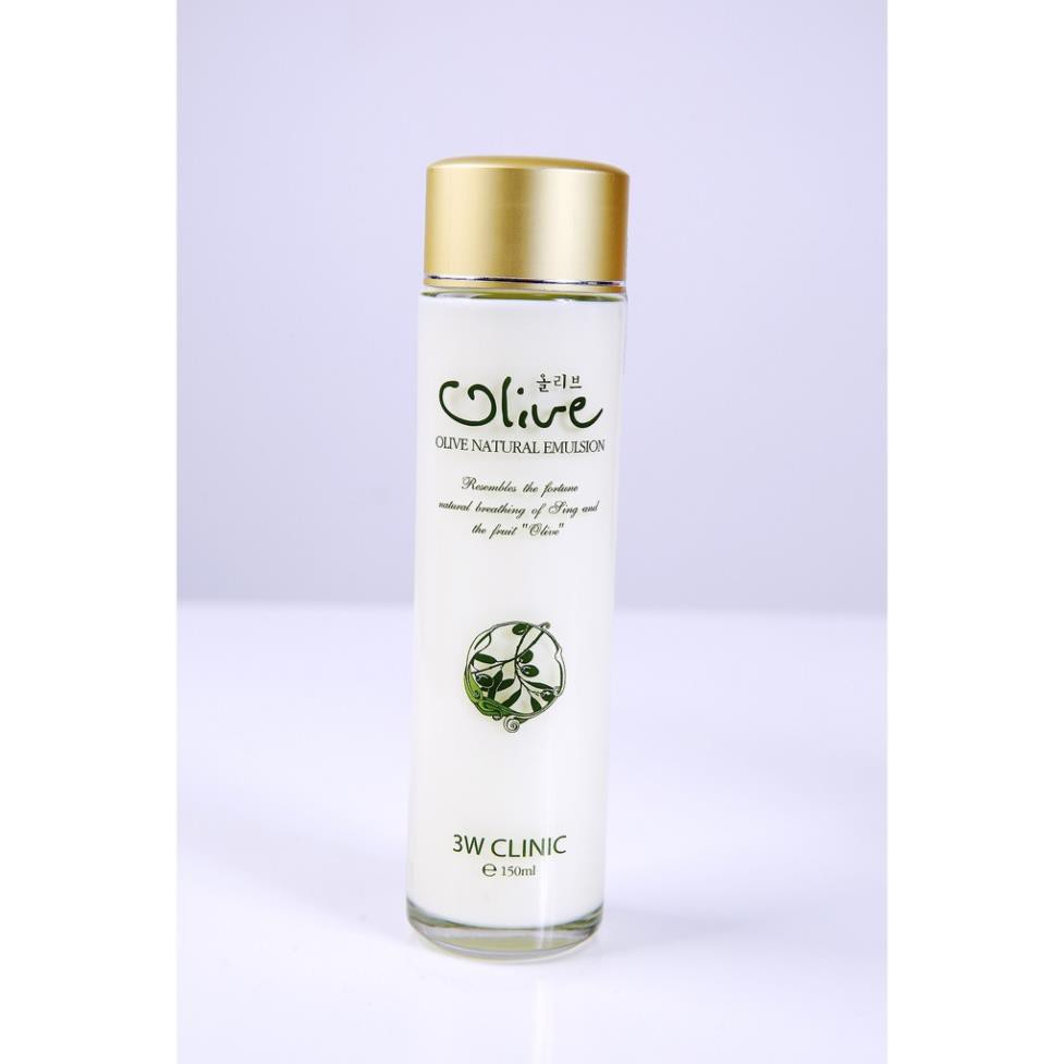 Sữa dưỡng tinh dầu Olive 3W Clinic Olive Natural Emulsion