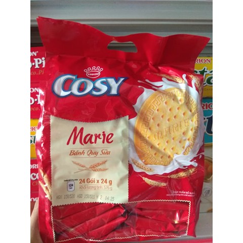 Bánh Quy Sữa Cosy Marie Gói 576g (24 gói x 24g)