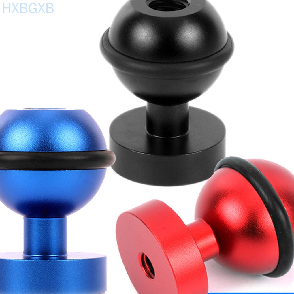 HXBG Replacement For Gopro Aluminum Alloy 1/4 inch Screw Socket Ball Adaptor Action Camera Diving Light Mount Adapter