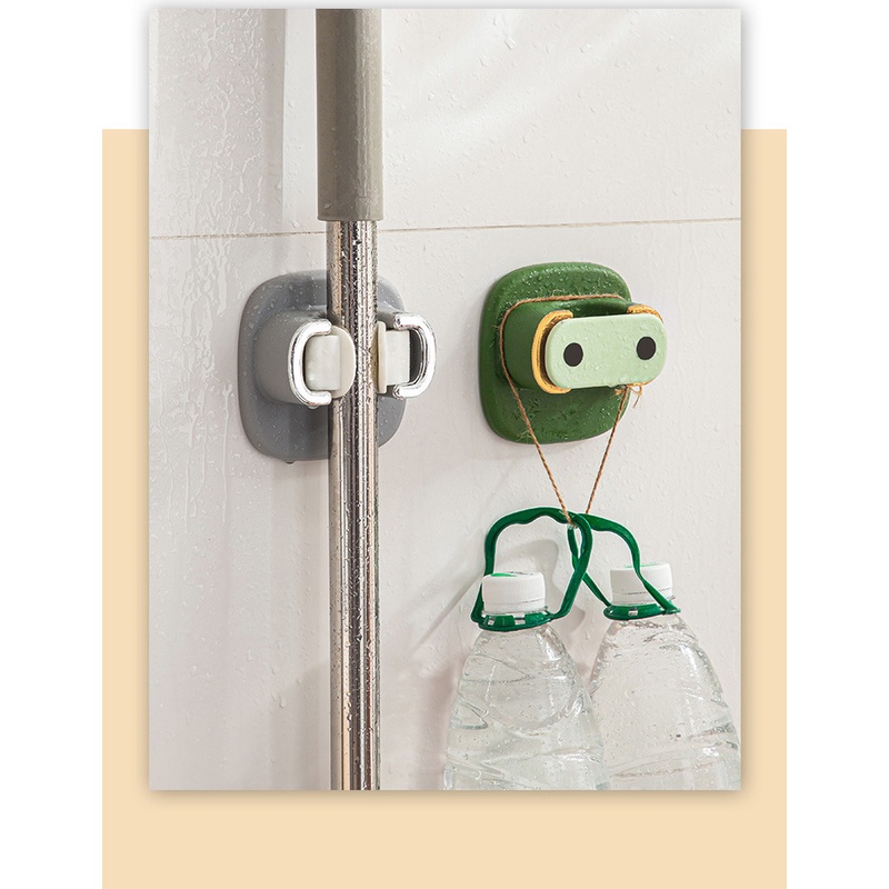 Móc Treo Cây Lau Nhà Gắn Tường Họa Tiết Hoạt Hình