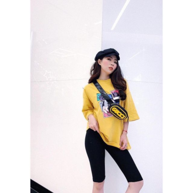 Quần legging nữ đùi lửng 4 túi