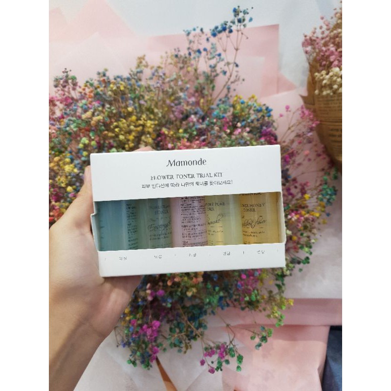 [CHÍNH HÃNG] SET nước hoa hồng mini Mamonde toner 5 chai 25ml | BigBuy360 - bigbuy360.vn