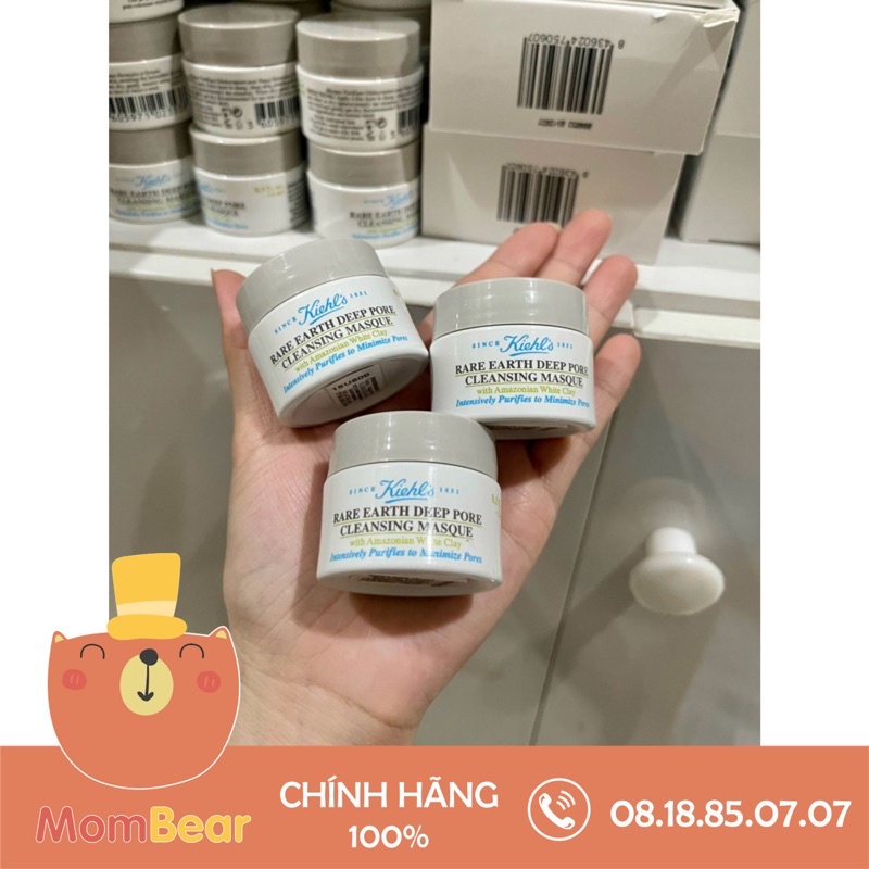 Mặt Nạ Đất Sét Kiehl's Mini - Se Lỗ Chân Lông Giảm Mụn Cho Da Dầu 14ml