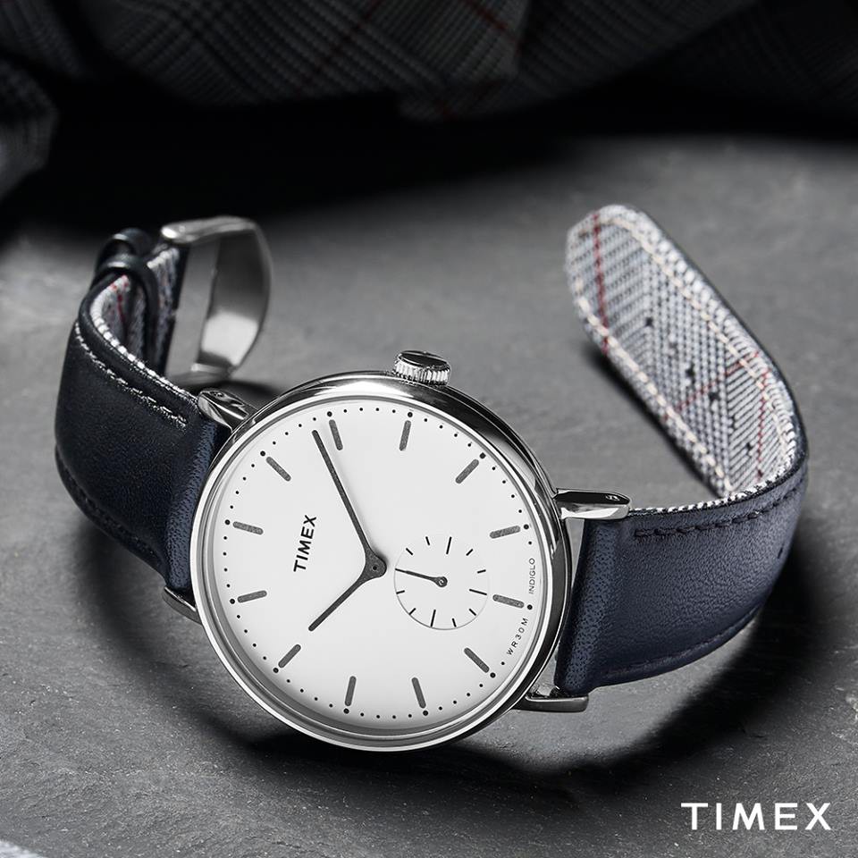 Đồng hồ Nam Timex Fairfield TW2R38000 Dây Da - Chính Hãng