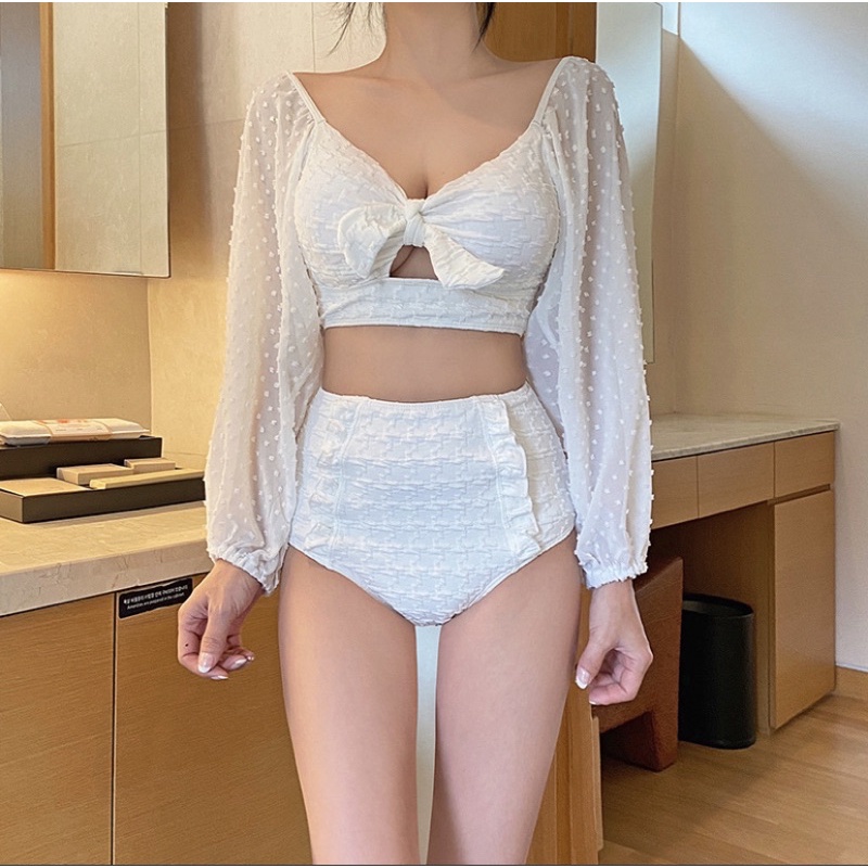 [HÀNG CÓ SẴN] Bộ bơi 2 mảnh phong cách Hàn Quốc(có đệm ngực) -BKN012