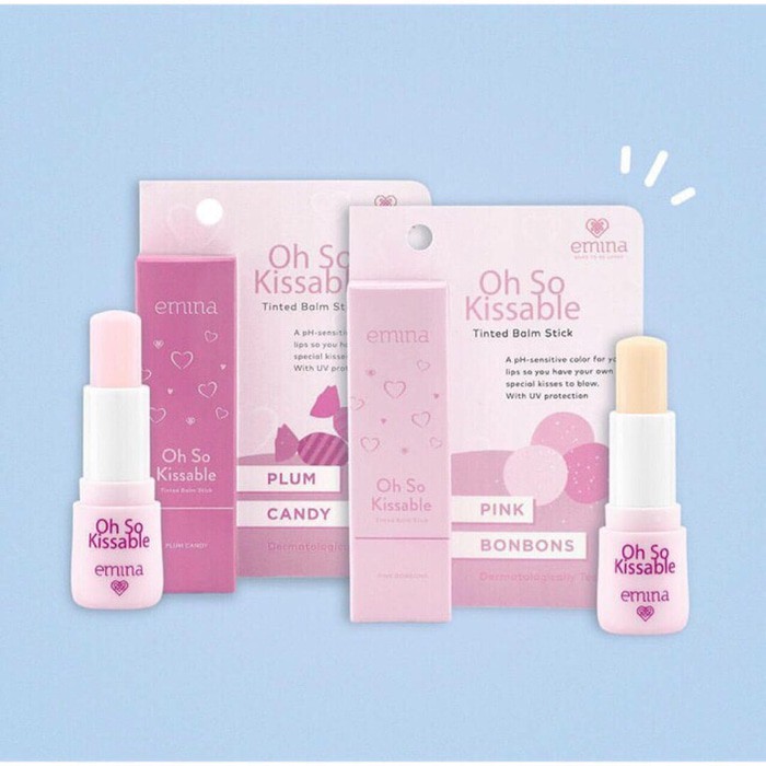 (hàng Mới Về) Son Dưỡng Môi Emina Oh So Kissable | BigBuy360 - bigbuy360.vn