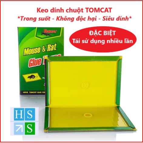 Keo dính chuột TOMCAT siêu dính , bẫy chuột an toàn không độc hại tái sử dụng nhiều lần