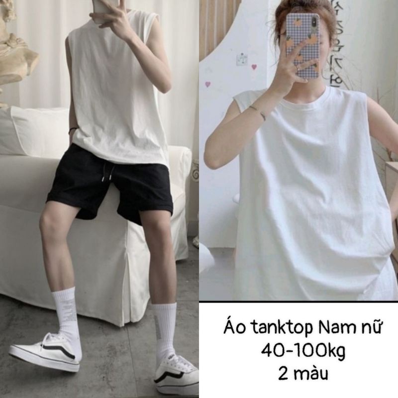 Bigsize 40-105kg áo nam nữ ba lỗ/sát nách thời trang unisex Sói Store