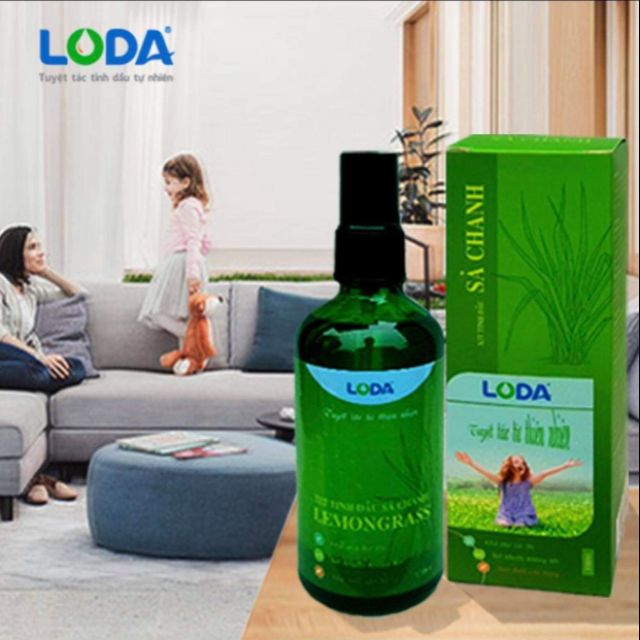 [Chai 100ml] Tinh dầu khử mùi nguyên chất Loda dạng xịt