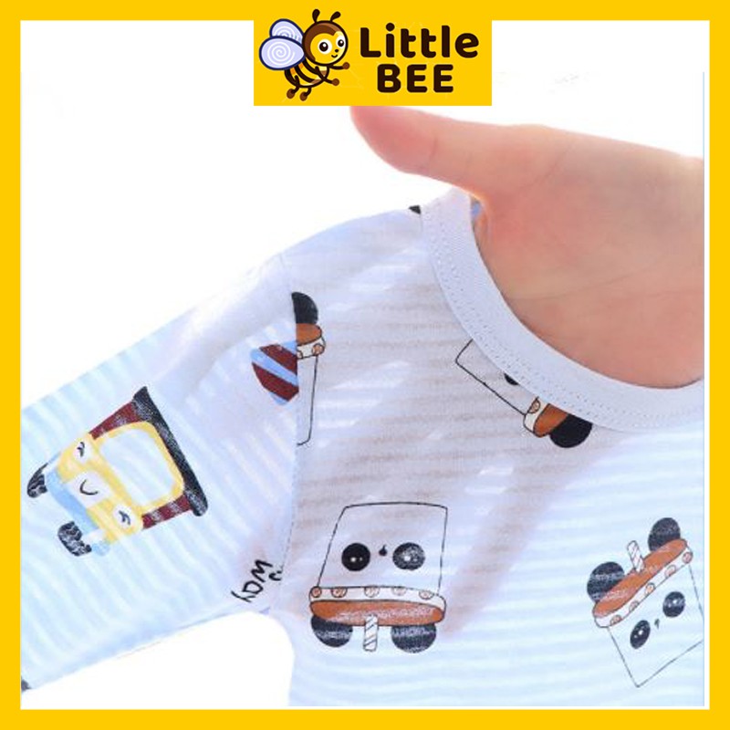 Bộ cotton cho bé, bộ cotton dài tay cho bé mùa hè UNISEX, chất vải cotton tre cực mát, mềm mịn thích hợp cho bé yêu.