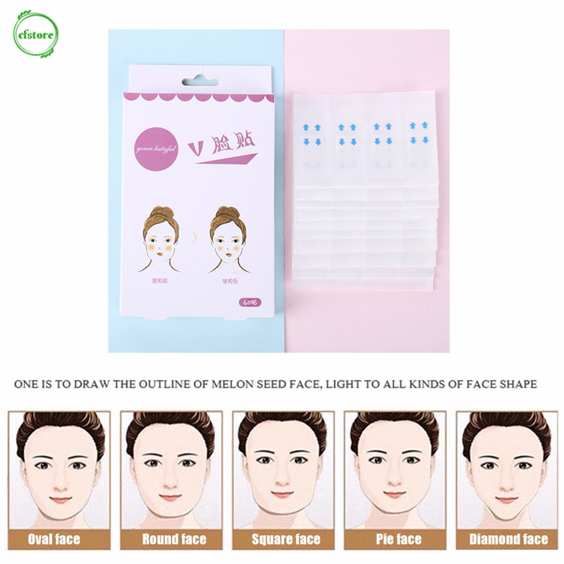 [Hàng mới về] Set 40 miếng dán nâng cơ mặt chống nếp nhăn