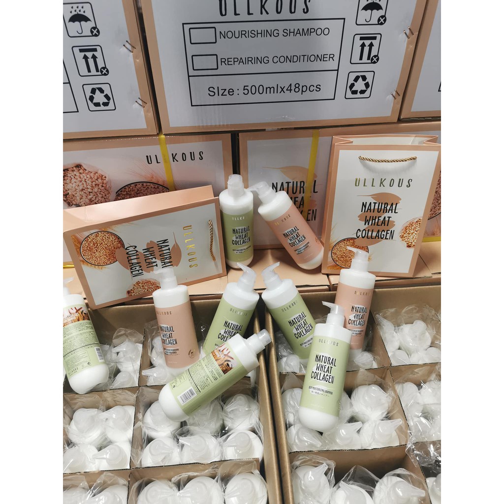 Dầu gội dưỡng tóc giảm rụng tóc phục hồi hư tổn dưỡng ẩm siêu mượt ullkous