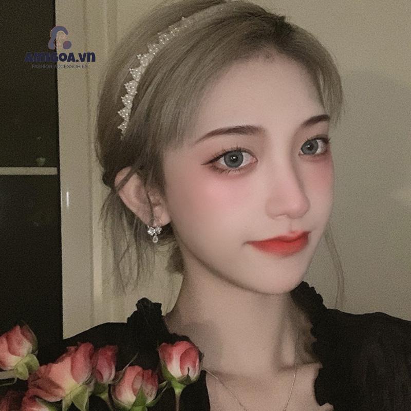 ✨✨Bông Tai Mạ Bạc 925 Hình Nơ Đính Đá Thời Trang