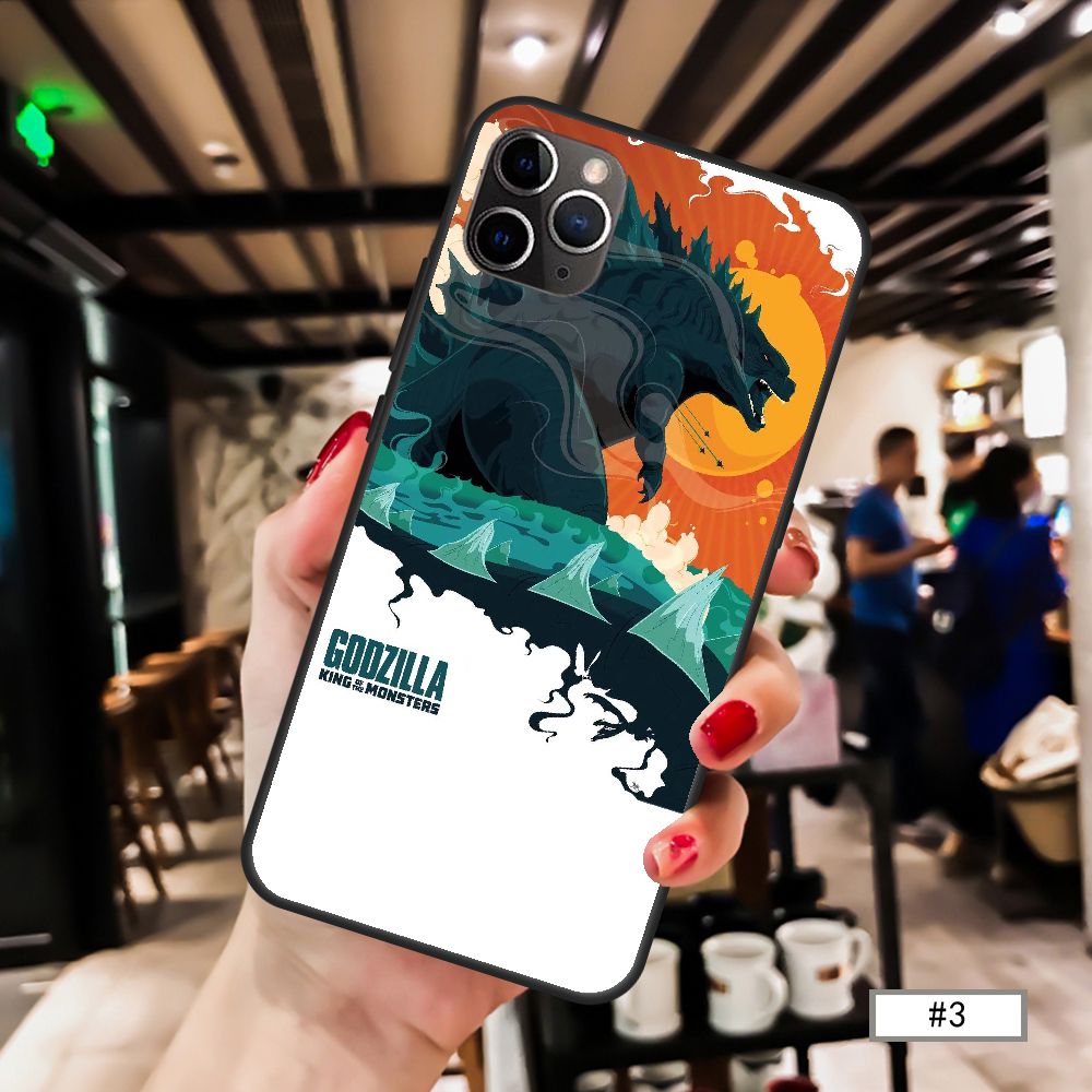 Ốp Lưng Mềm In Hình Godzilla Cho Iphonex Xsamx Iphone11 Pro Max Xr Iphone8 / 7plus 7 / 6 / 6splus