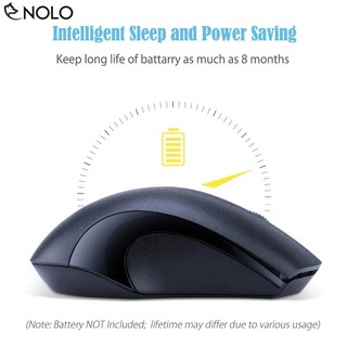 Chuột Không Dây Wireless Ergonomic Wolf Q2