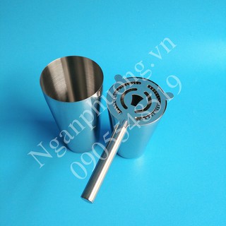 combo boston shaker inox và Strainer chặn đá inox
