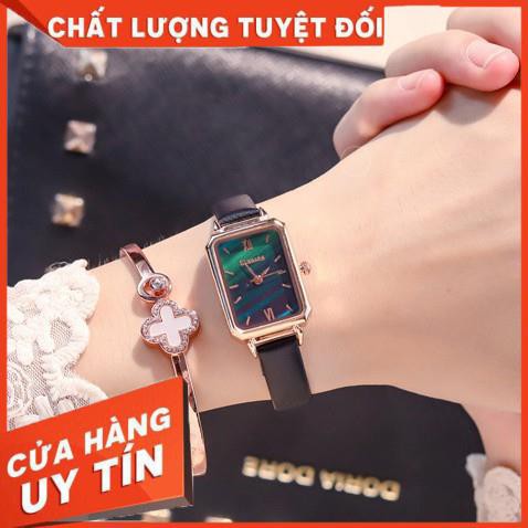 [SALE 50%] Đồng hồ nữ Ulzzang U012 chính hãng, dây da mềm đeo êm tay